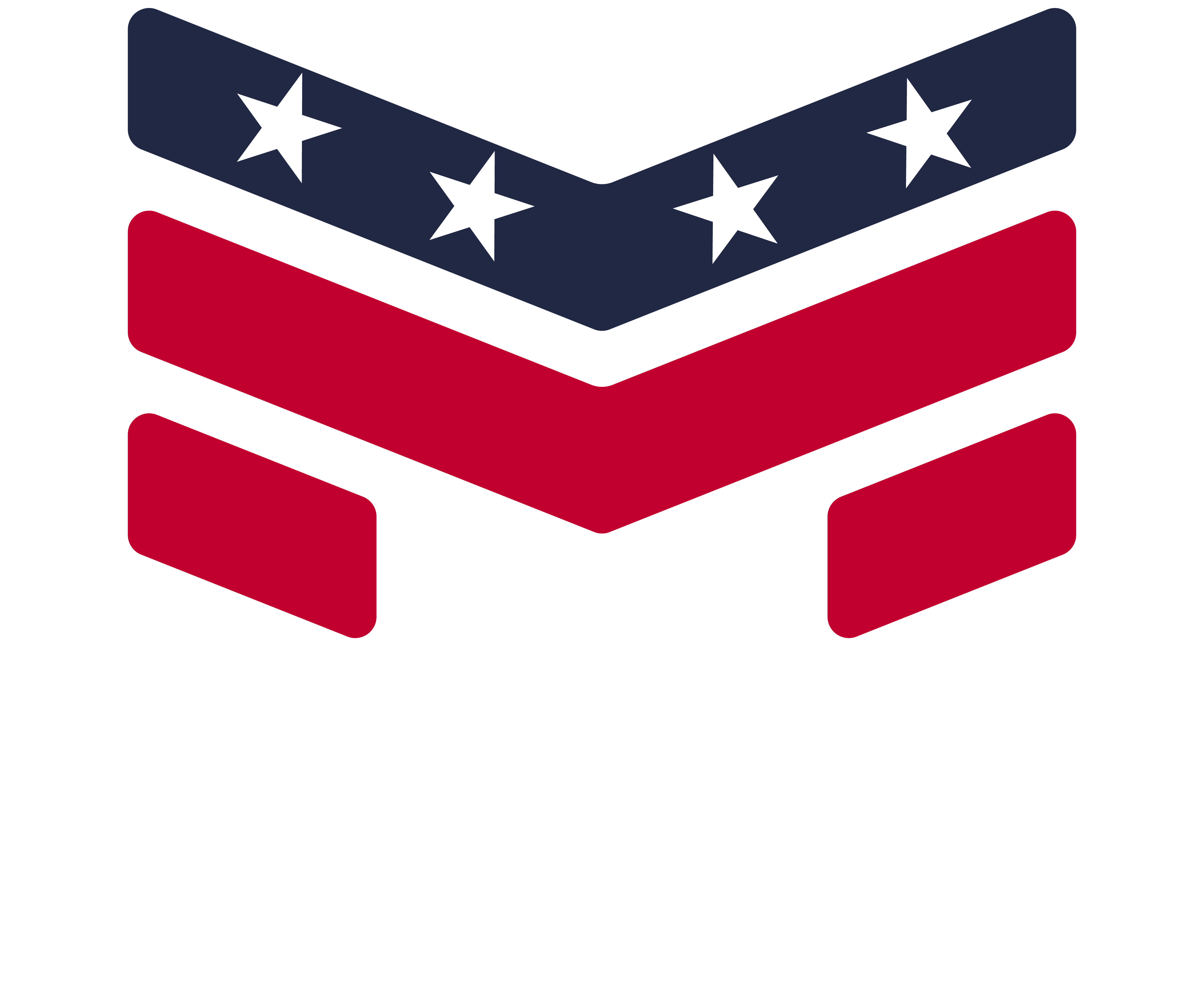 Masters Logo - White Text Bottom stroke